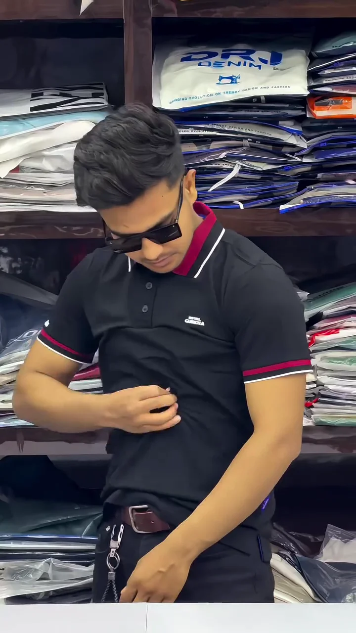 π Menβs Slim Fit Polo T-Shirt β Comfortable Half Sleeve Casual Wear Tee β¨ - Image 4